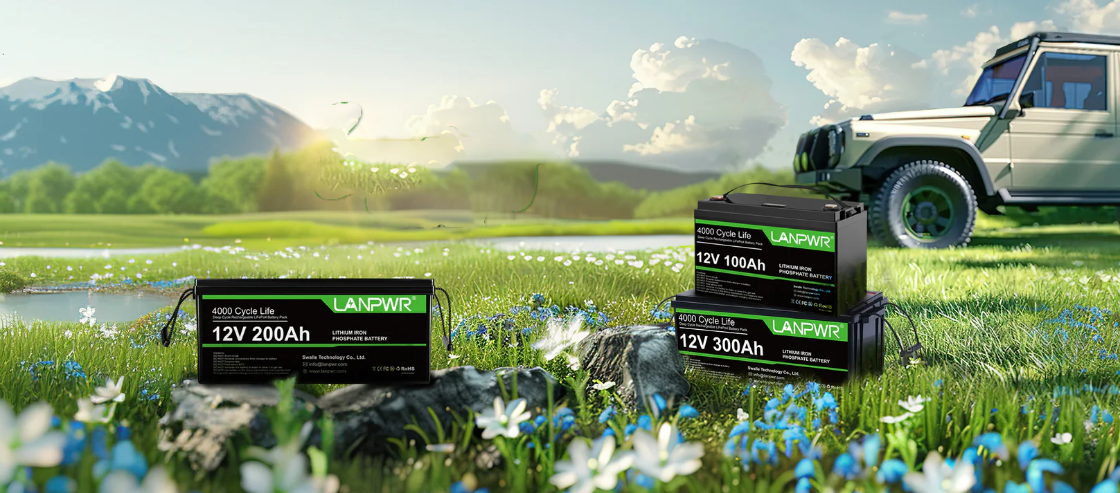 Lanpwr LiFePO4 batteries