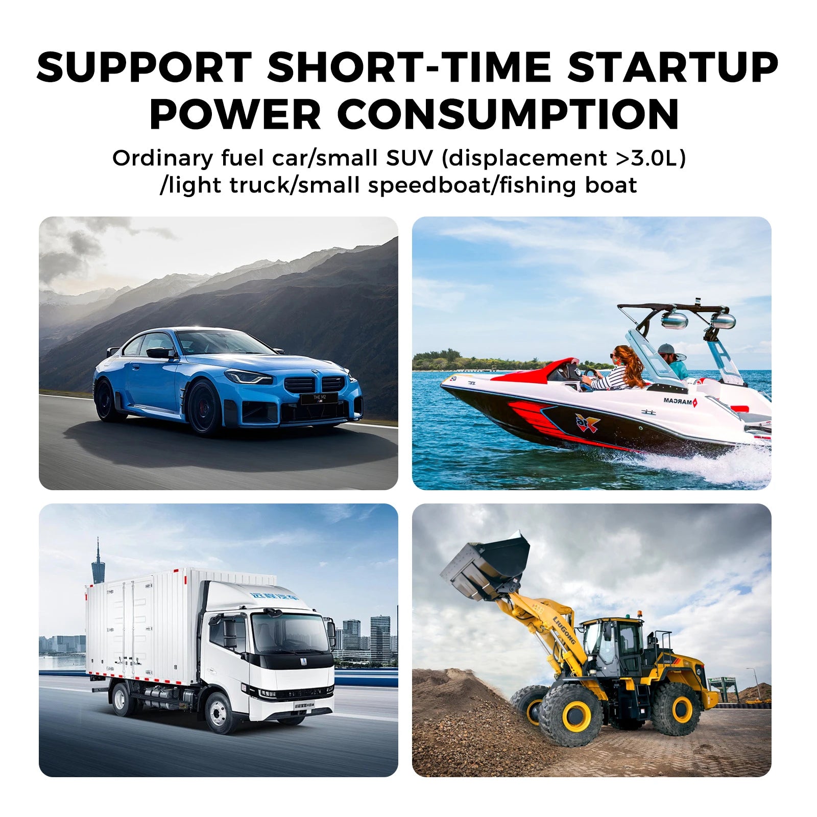 LANPWR 12V 50Ah Sodium-ion Starter Battery Max 800CCA | Reliable Power with Reduced Output at -40°C