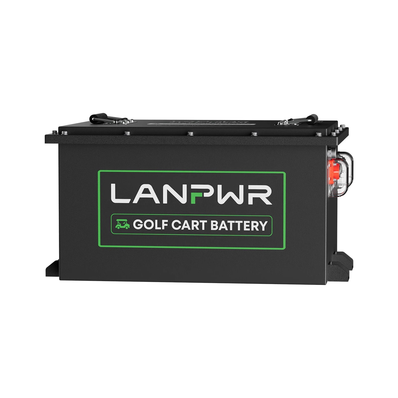 LANPWR 48V 105Ah Bluetooth LiFePO4 Golf Cart Lithium Battery, 200A BMS, Max 10.24kW Power