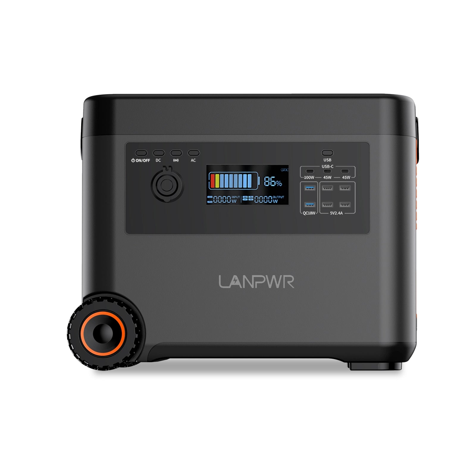 Pre-order：LANPWR D5-2500 Portable Power Station Solar Generator 2160Wh 2500W Perfect for Outdoor camping, RV trip, Outdoor party, Home use