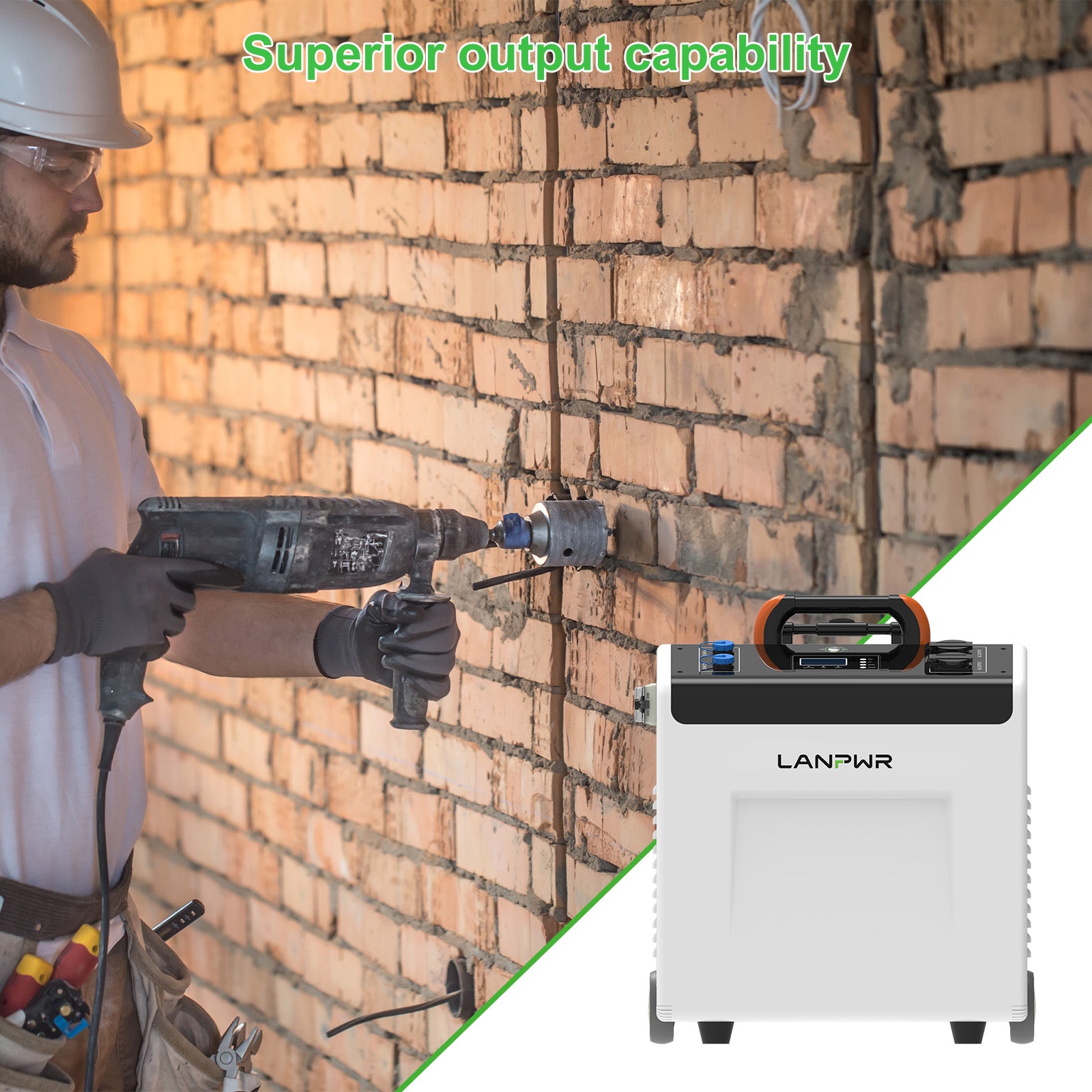 Pre-order: LANPWR UBird-XN-Plus-50E Solar Power Station | 5000W 5120Wh Portable Suitcase Energy Storage System